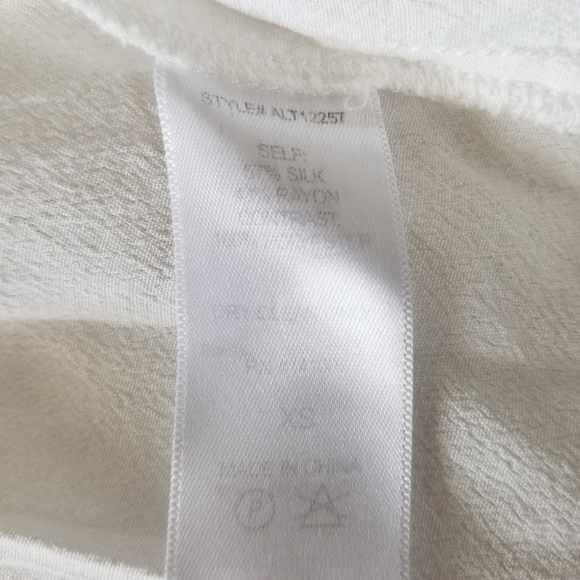 ASTR the Label white silk tunic top size XS - Picture 11 of 11